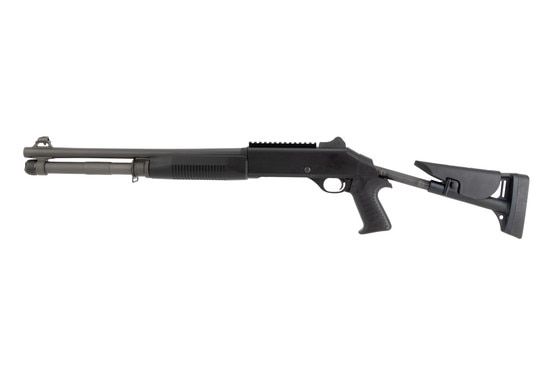 Optics ready 12 gauge shotgun, black.